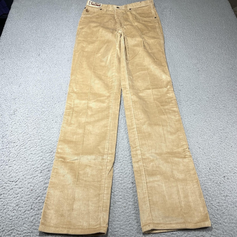 Vintage Kenny‎ Rogers Pants Juniors 15/16 Beige Western Corduroy Lady Straight